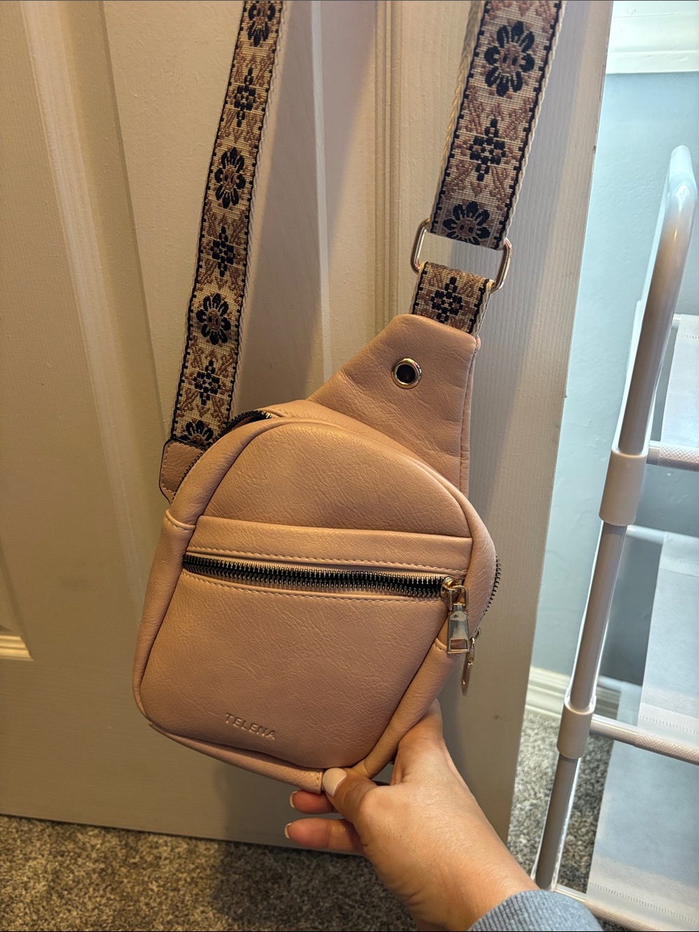 Pink crossbody